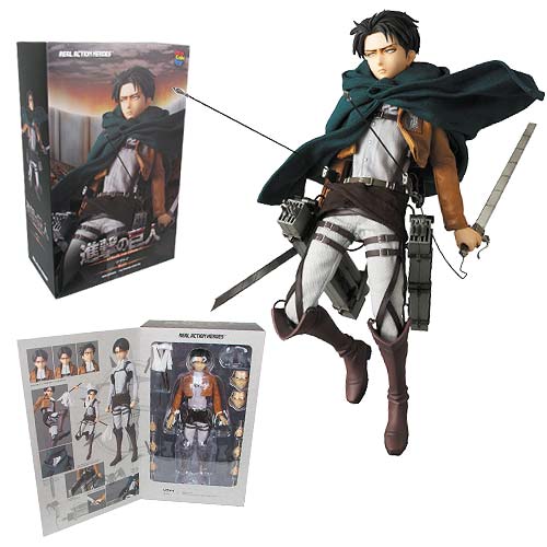 Attack on Titan Levi Real Action Heroes Figure